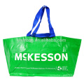 pp woven reusable shopping bags, boat style bags